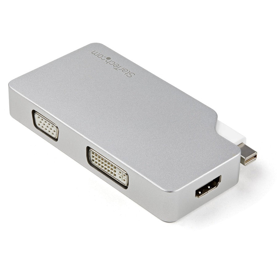 Travel A/V Adapter: 3-in-1 Mini DisplayPort to VGA DVI or HDMI Converter -  White