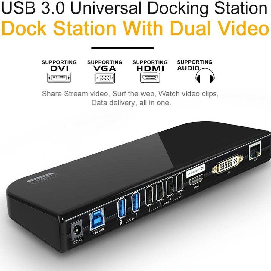 4XEM Type-C Thunderbolt to Dual DisplayPort Display Adapter