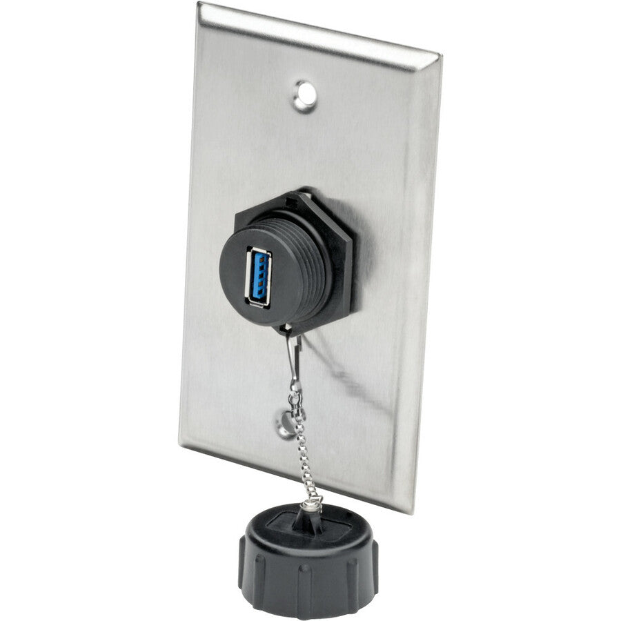 Tripp Lite USB Coupler SuperSpeed USB 3.0 Industrial F/F Shielded Dust Cap