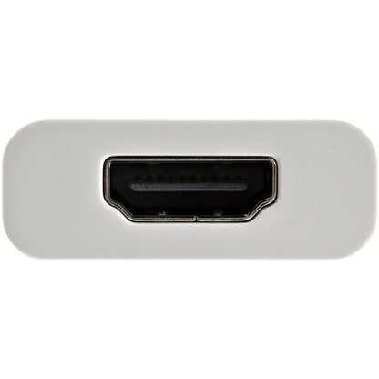 StarTech.com USB C to HDMI 2.0 Adapter 4K 60Hz with 60W Power Delivery Pass-Through Charging - USB Type-C to HDMI Video Converter - White