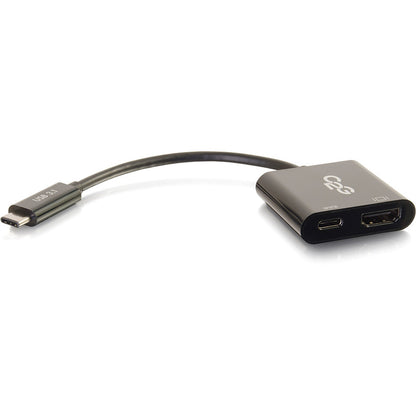 C2G USB C to 4K HDMI Adapter with Power Delivery