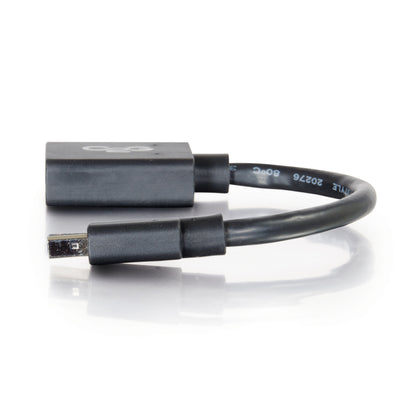 C2G Mini DisplayPort to DisplayPort Adapter - 6in Mini DP t DVI Converter