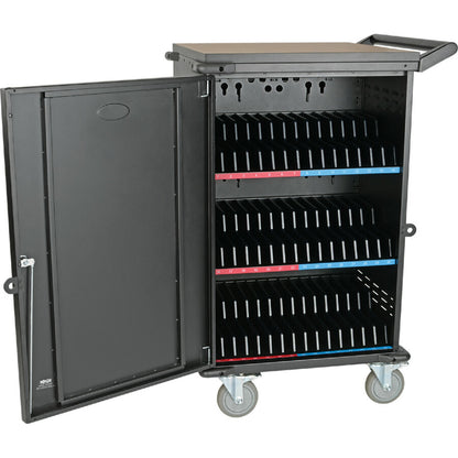 Tripp Lite 45-Port AC Charging Cart Storage Station Chromebook Laptop Tablet Black