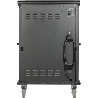 Tripp Lite 45-Port AC Charging Cart Storage Station Chromebook Laptop Tablet Black