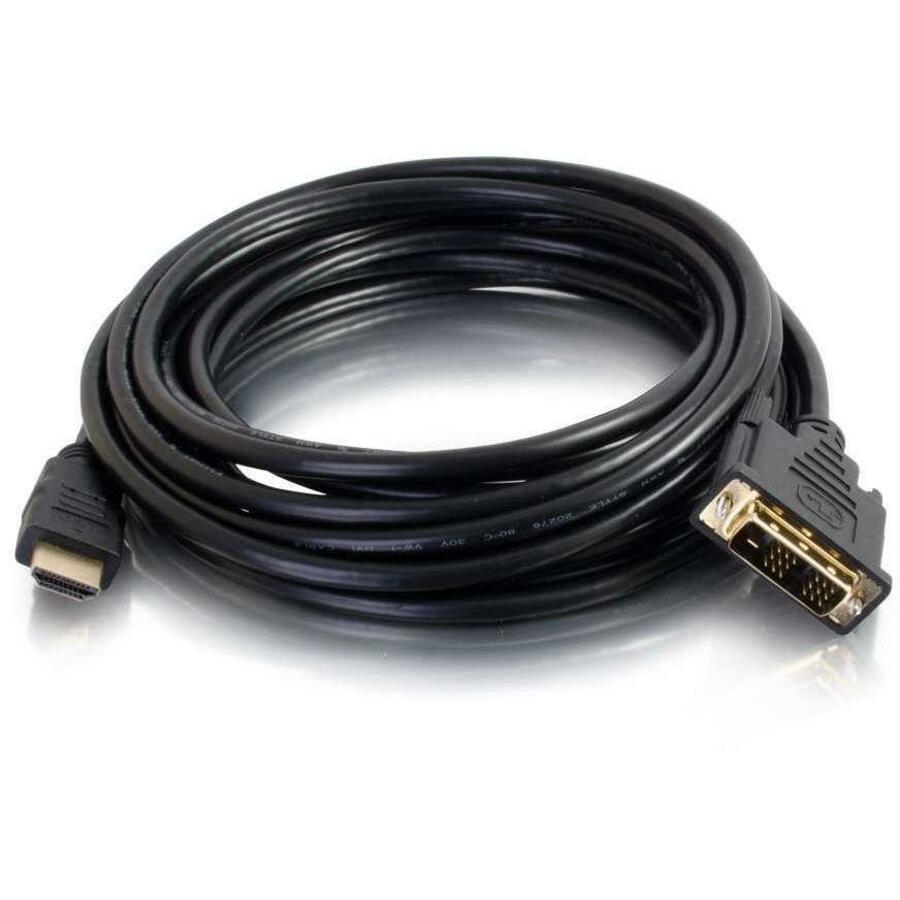 C2G 5m (16ft) HDMI to DVI Cable - HDMI to DVI-D Adapter Cable - 1080p - M/M