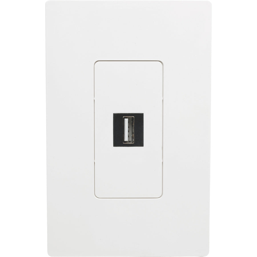 Tripp Lite USB 2.0 Keystone Panel Mount Coupler All-in-One F/F USB-A Black
