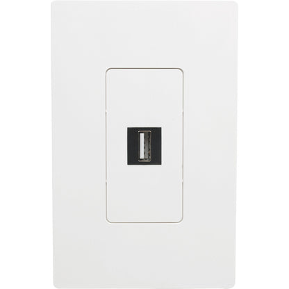 Tripp Lite USB 2.0 Keystone Panel Mount Coupler All-in-One F/F USB-A Black