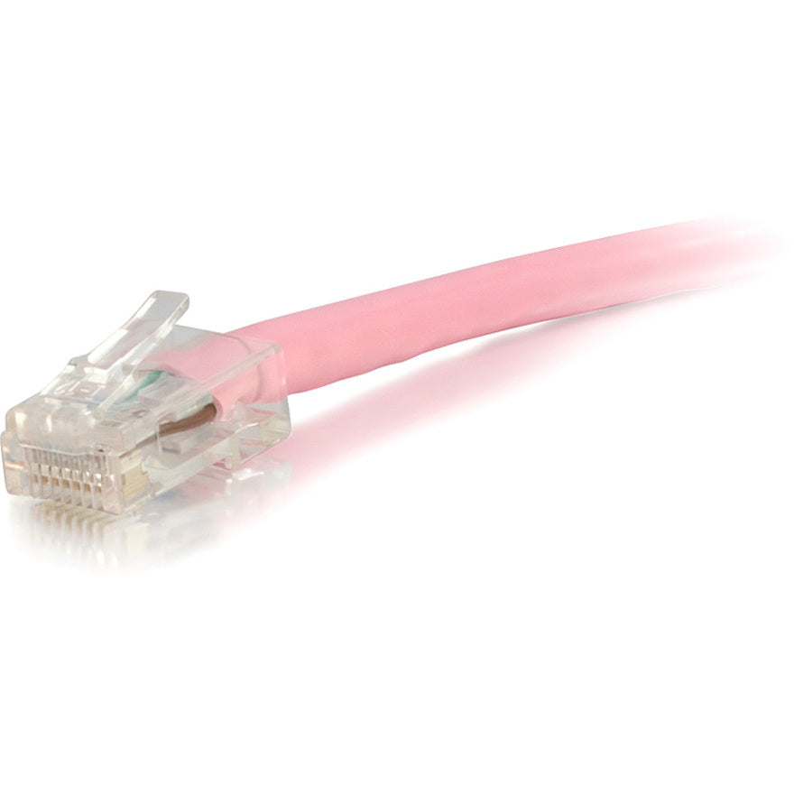C2G-1ft Cat6 Non-Booted Unshielded (UTP) Network Patch Cable - Pink
