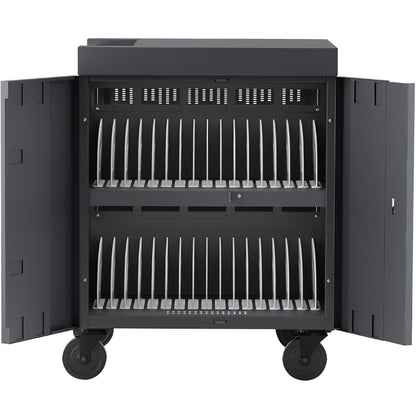 Bretford CUBE Cart 36, AC Charging, Charcoal Paint