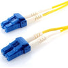 LC/LC Singlemode Duplex OS2 9/125 Fiber Optic Cable 25m - TAA Compliant