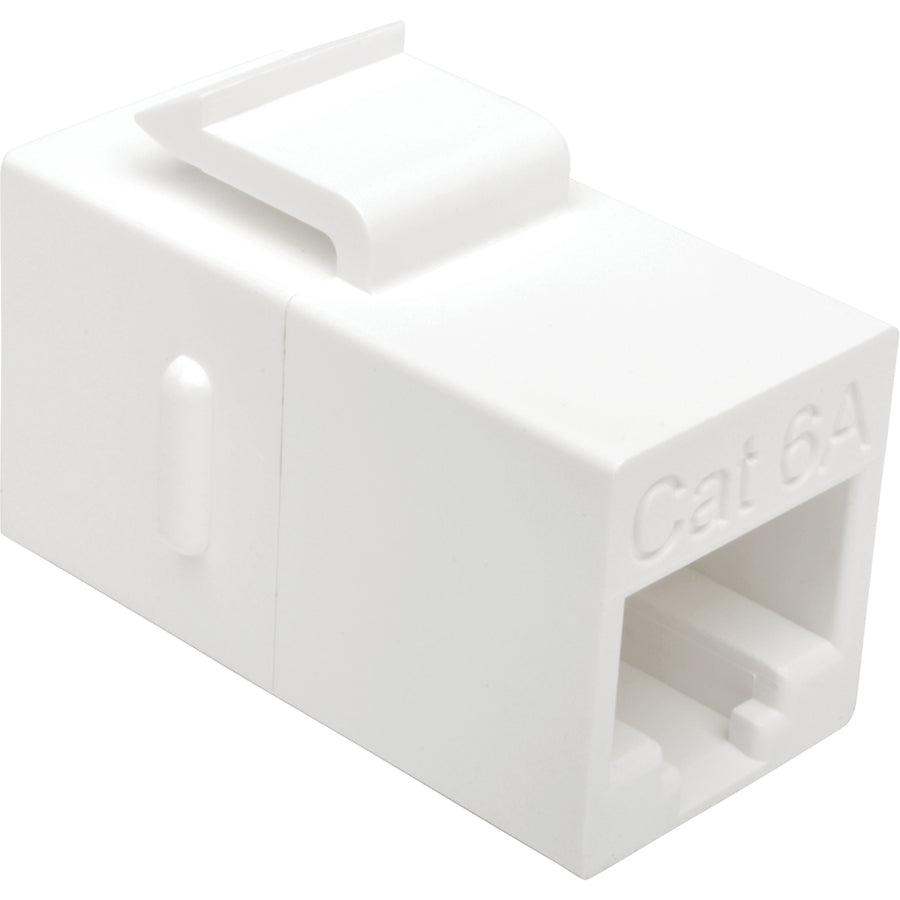Tripp Lite Cat6a Straight-Through Modular In-Line Snap-In Coupler (RJ45 F/F)