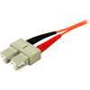 3m Fiber Optic Cable - Multimode Duplex 50/125 - OFNP Plenum - SC/SC - OM2 - SC to SC Fiber Patch Cable
