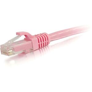 C2G-30ft Cat6 Snagless Unshielded (UTP) Network Patch Cable - Pink