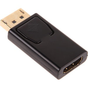 Axiom DisplayPort Male to HDMI Female Adapter - DPMHDMIF-AX - 1 x DisplayPort Male Digital Audio/Video - 1 x HDMI Female Digital Audio/Video - 1920 x 1080 Supported - Black