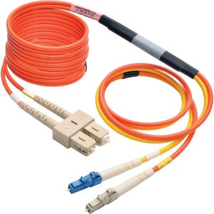 Tripp Lite 3M Fiber Optic Mode Conditioning Patch Cable LC/SC 10' 10ft 3 Meter