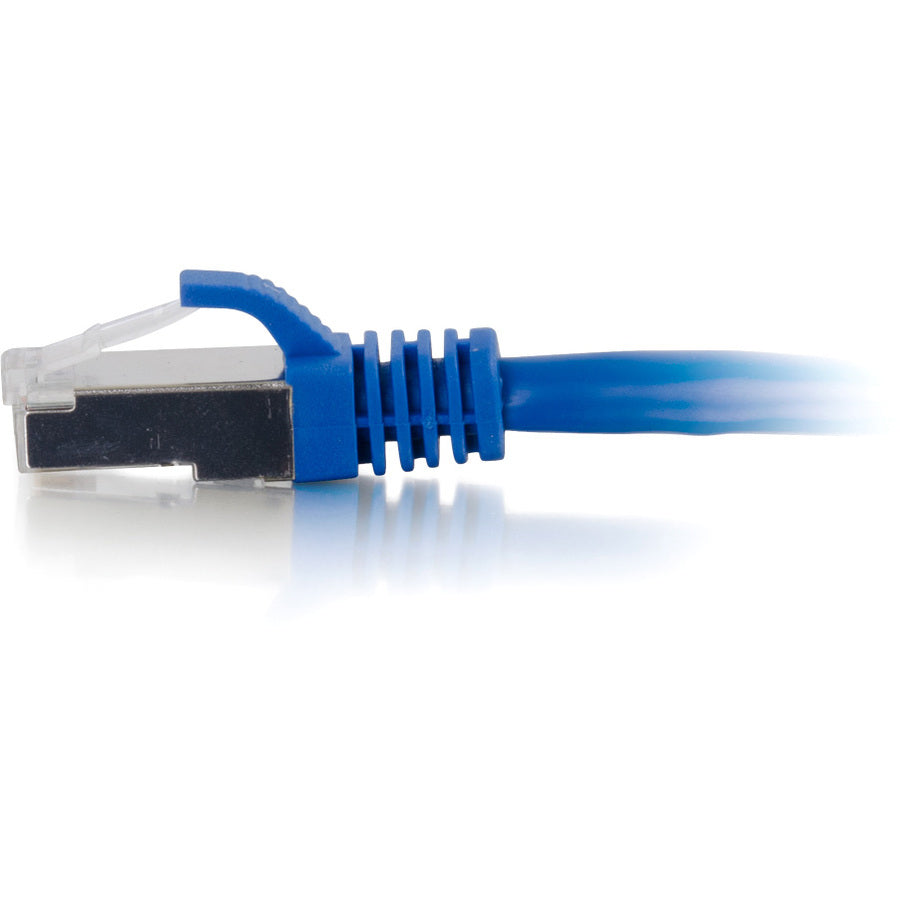 C2G-4ft Cat6a Snagless Shielded (STP) Network Patch Cable - Blue