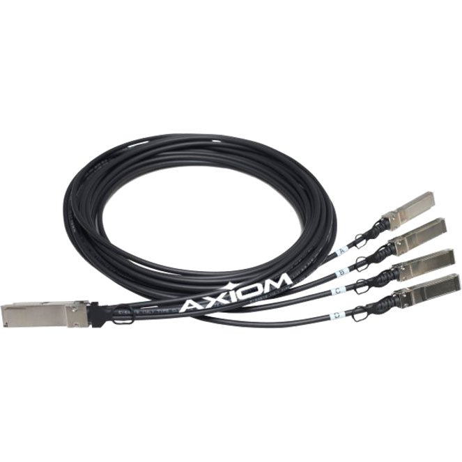 Axiom 40GBASE-CR4 QSFP+ to 4 10GBASE-CU SFP+ Passive DAC Intel Compatible 1m