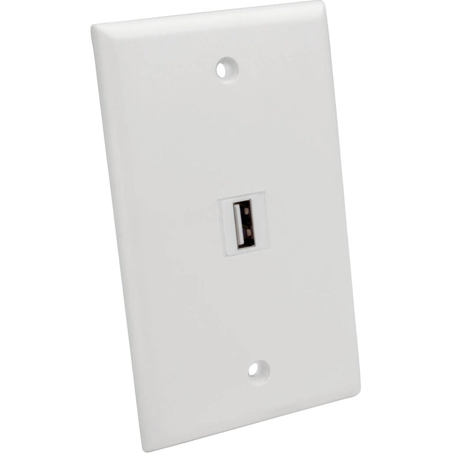 Tripp Lite USB 2.0 All-in-One Keystone/Panel Mount Coupler (F/F), White