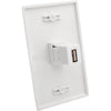 Tripp Lite USB 2.0 All-in-One Keystone/Panel Mount Coupler (F/F), White