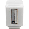 Tripp Lite USB 2.0 All-in-One Keystone/Panel Mount Coupler (F/F), White