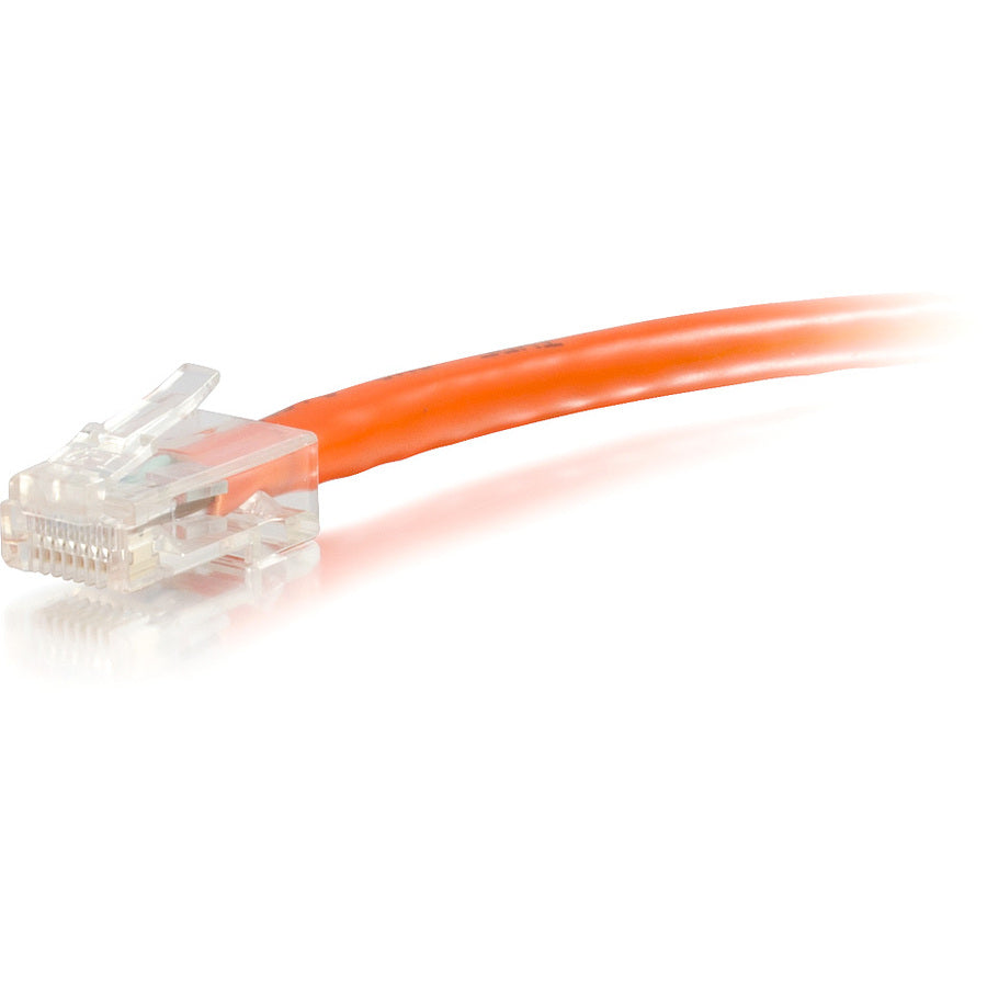 C2G-1ft Cat6 Non-Booted Unshielded (UTP) Network Patch Cable - Orange