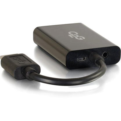 C2G HDMI to VGA Adapter Converter Dongle with Stereo Audio M/F - Black