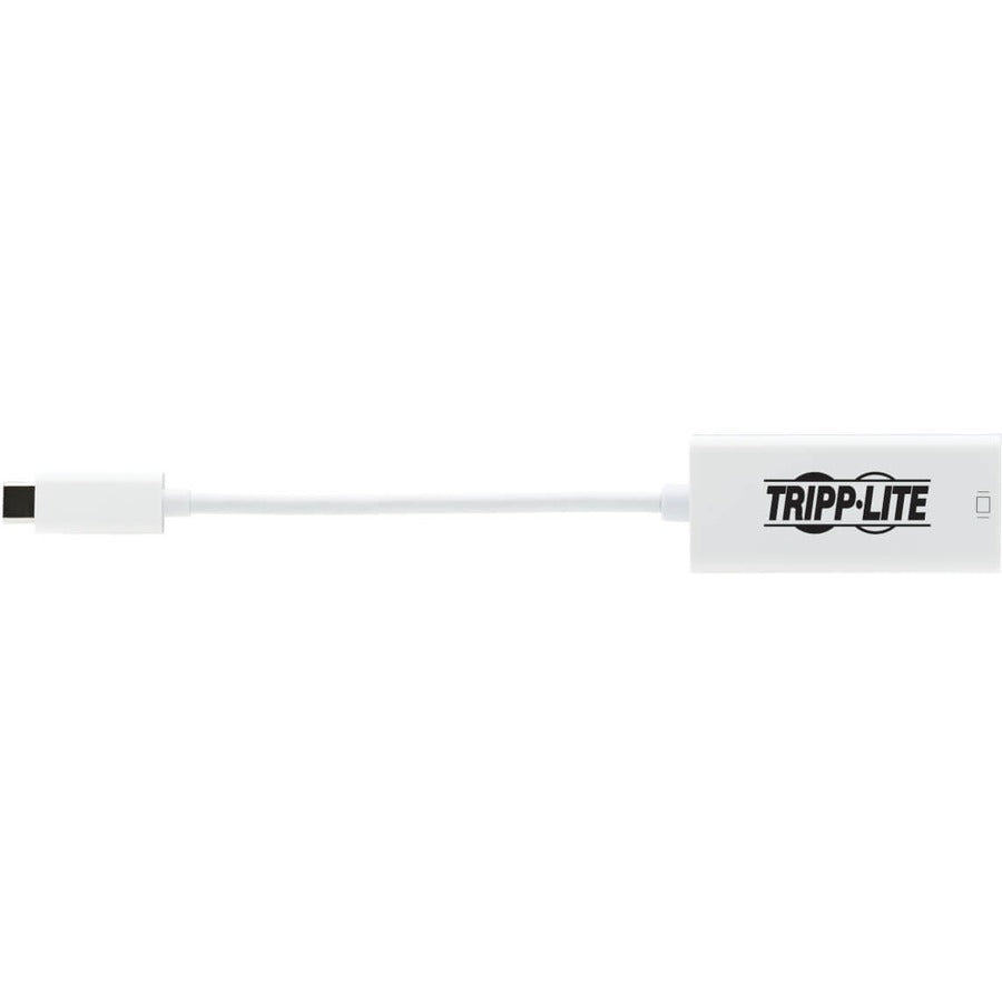 Tripp Lite USB C to Mini DisplayPort Adapter Cable w Equalizer 8K White USB C to mDP 6in