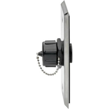 Tripp Lite RJ45 Bulkhead Coupler Cat5/Cat6 F/F Shielded Industrial Dust Cap