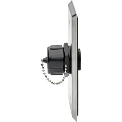 Tripp Lite RJ45 Bulkhead Coupler Cat5/Cat6 F/F Shielded Industrial Dust Cap