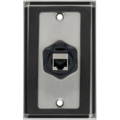 Tripp Lite RJ45 Bulkhead Coupler Cat5/Cat6 F/F Shielded Industrial Dust Cap