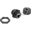 Tripp Lite RJ45 Bulkhead Coupler Cat5/Cat6 F/F Shielded Industrial Dust Cap