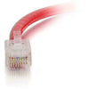 C2G-150ft Cat6 Non-Booted Unshielded (UTP) Network Patch Cable - Red