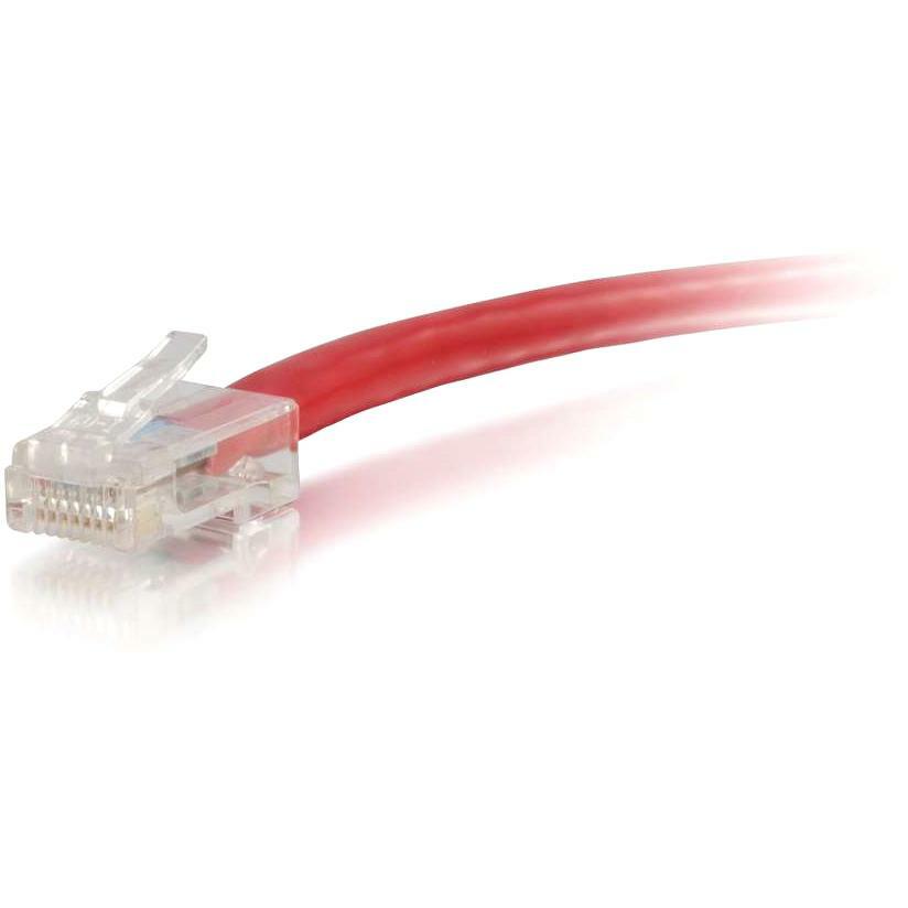 C2G-150ft Cat6 Non-Booted Unshielded (UTP) Network Patch Cable - Red