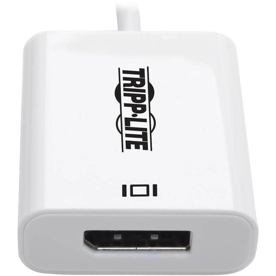 Tripp Lite USB C to DisplayPort Adapter Cable w Equalizer 8K UHD White USB C to DP 6in