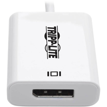 Tripp Lite USB C to DisplayPort Adapter Cable w Equalizer 8K UHD White USB C to DP 6in