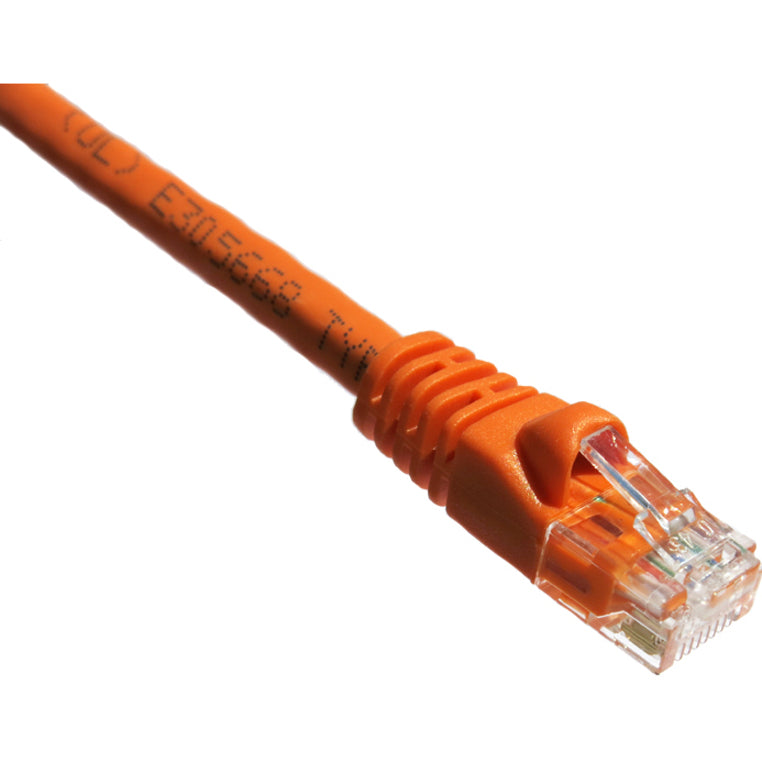 Axiom 100FT CAT5E 350mhz Patch Cable Molded Boot (Orange)