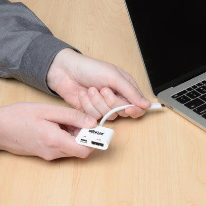 Tripp Lite USB C to DisplayPort Adapter Cable w Equalizer 8K 60W Charging