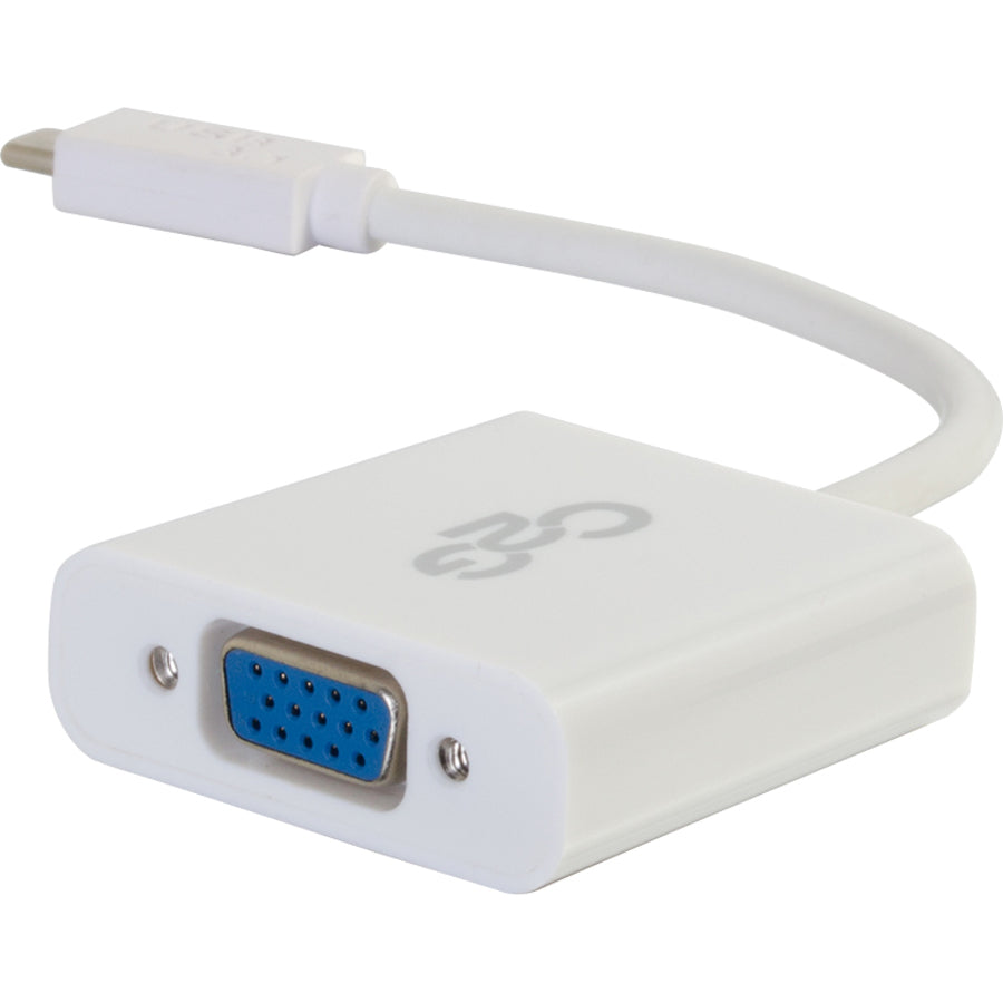 C2G USB C to VGA Adapter - USB C 3.1