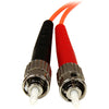 StarTech.com 1m Fiber Optic Cable - Multimode Duplex 50/125 - OFNP Plenum - LC/ST - OM2 - LC to ST Fiber Patch Cable