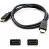 15ft HDMI 1.4 Male to HDMI 1.4 Male Black Cable Which Supports Ethernet Channel For Resolution Up to 4096x2160 (DCI 4K)