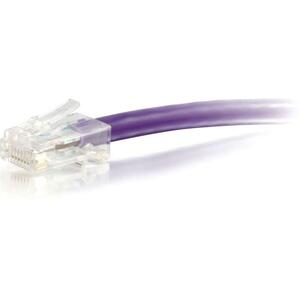 C2G-4ft Cat6 Non-Booted Unshielded (UTP) Network Patch Cable - Purple