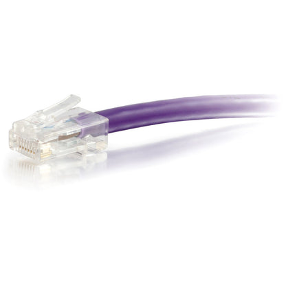 C2G-1ft Cat6 Non-Booted Unshielded (UTP) Network Patch Cable - Purple