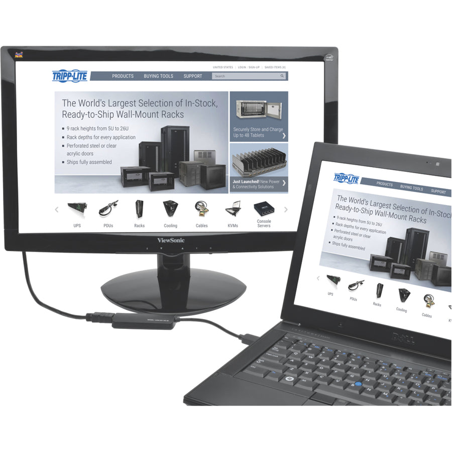 Tripp Lite USB 3.0 SuperSpeed to HDMI Dual Monitor External Video Graphics Card Adapter 4K x 2K