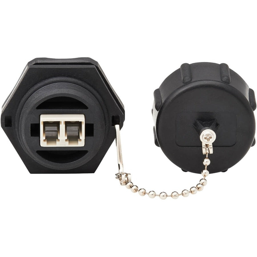 Tripp Lite Rigid Industrial IP68 Duplex Multimode Fiber Coupler LC/LC