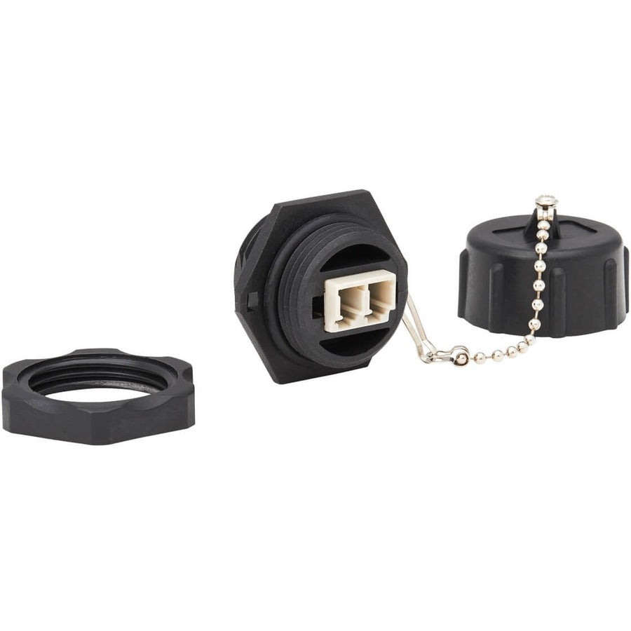 Tripp Lite Rigid Industrial IP68 Duplex Multimode Fiber Coupler LC/LC