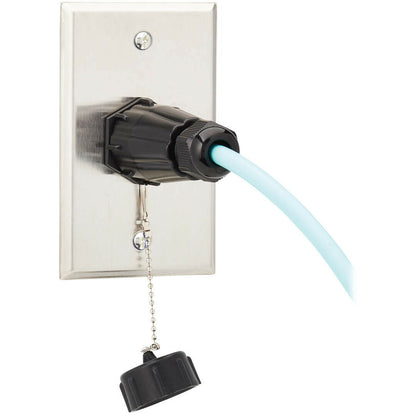 Tripp Lite Rigid Industrial IP68 Duplex Multimode Fiber Coupler LC/LC