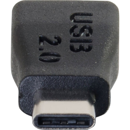 C2G USB 2.0 USB Type C to USB Micro B Adapter M/F - USB C to Phone Black