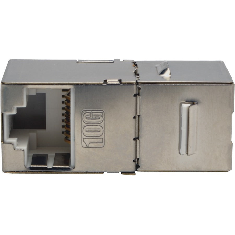 Tripp Lite Cat6a Straight Through Modular Shielded In Line Coupler RJ45 F/F
