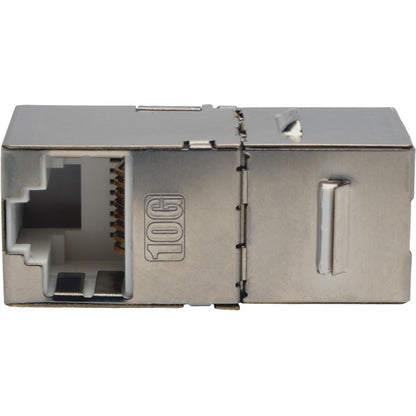 Tripp Lite Cat6a Straight Through Modular Shielded In Line Coupler RJ45 F/F