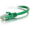 C2G-12ft Cat6 Snagless Unshielded (UTP) Network Patch Cable - Green